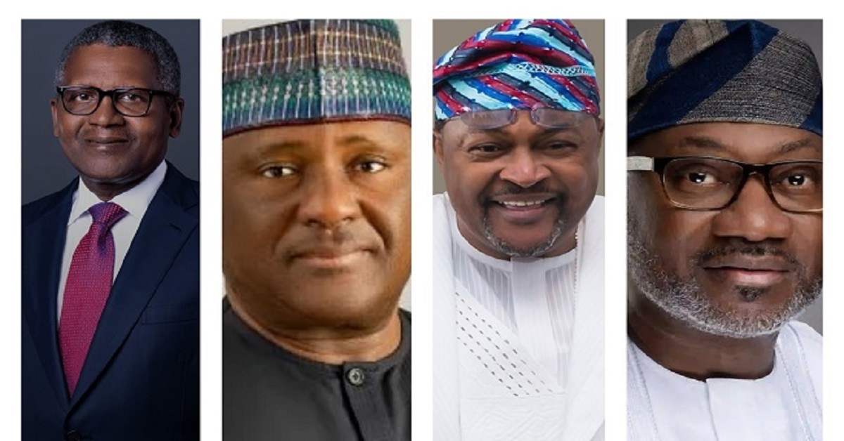 Dangote, Rabiu, Otedola, Adenuga Make Forbes’ 2025 Billionaires List