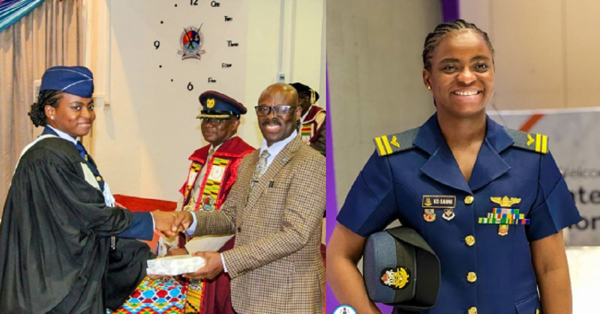 Nigeria’s First Female Fighter Pilot Wins Awards in Ghana