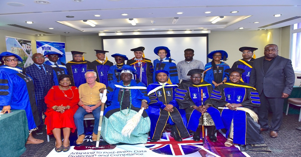 Oba Elerinmo Bags Institute of Information Management Honorary Fellow