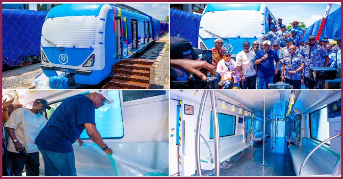 Sanwo-Olu Unveils Three New Trains for Lagos Blue Line