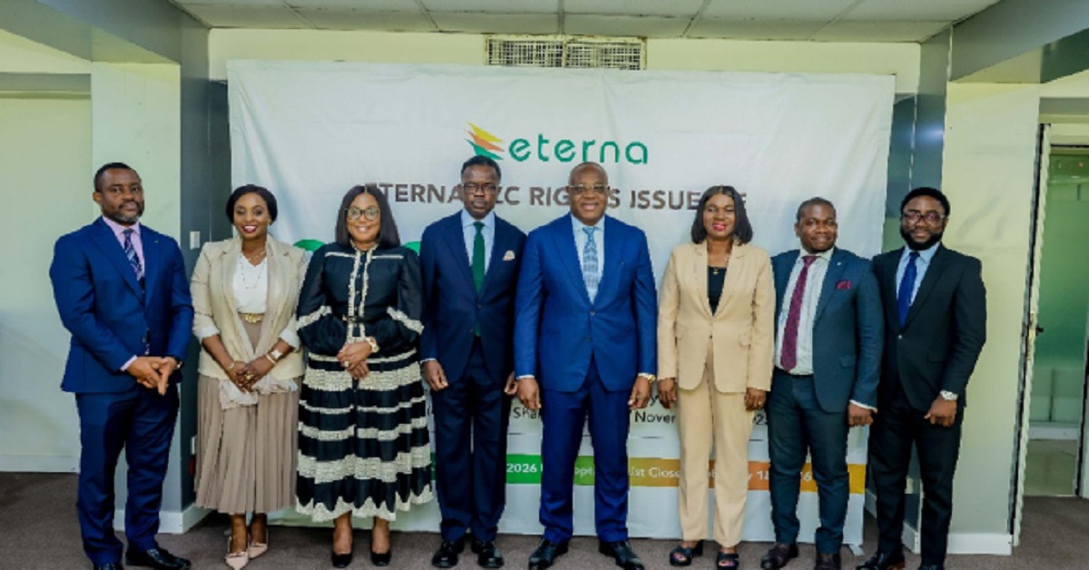Eterna PLC Targets ₦21.52bn Through Rights Issue