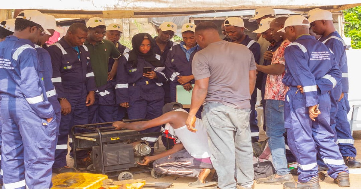 Youths Empowered with Generator Repair Skills in Lagos