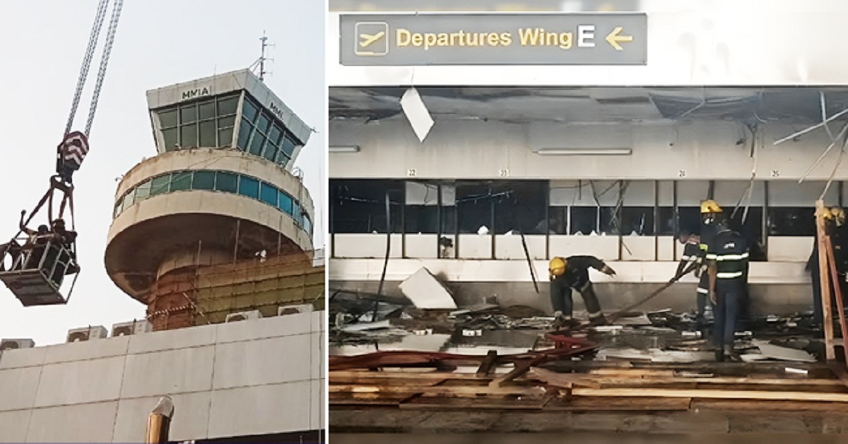 FAAN Confirms Fire Outbreak At Murtala Muhammed International Airport Terminal One