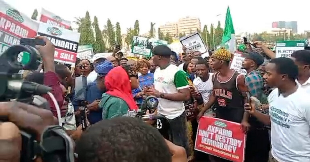 Protesters Occupy National Assembly Over E-Transmission Of Election Results