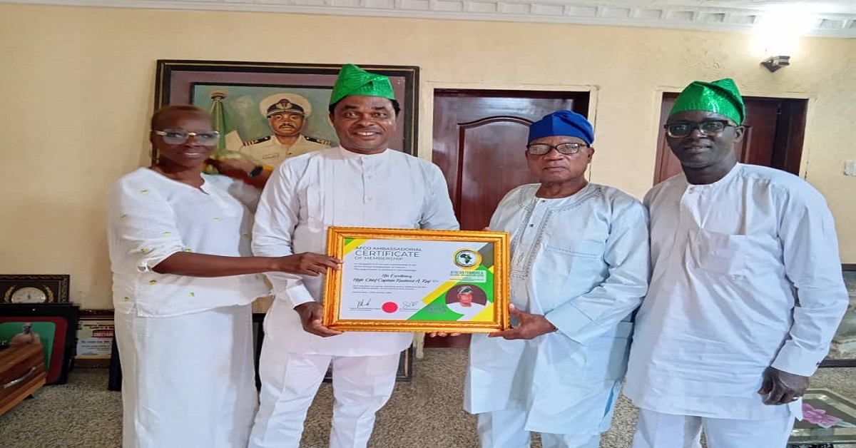 AFCO Names High Chief Captain Rasheed Raji (Rtd) Chief Host & Global Ambassador of Culture for Historic PAC-FEST Nigeria